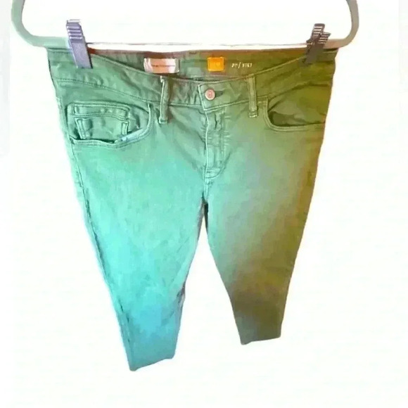 Anthropologie Pilcro & the Letterpress stet size 32 loden green jean. - Picture 3 of 15